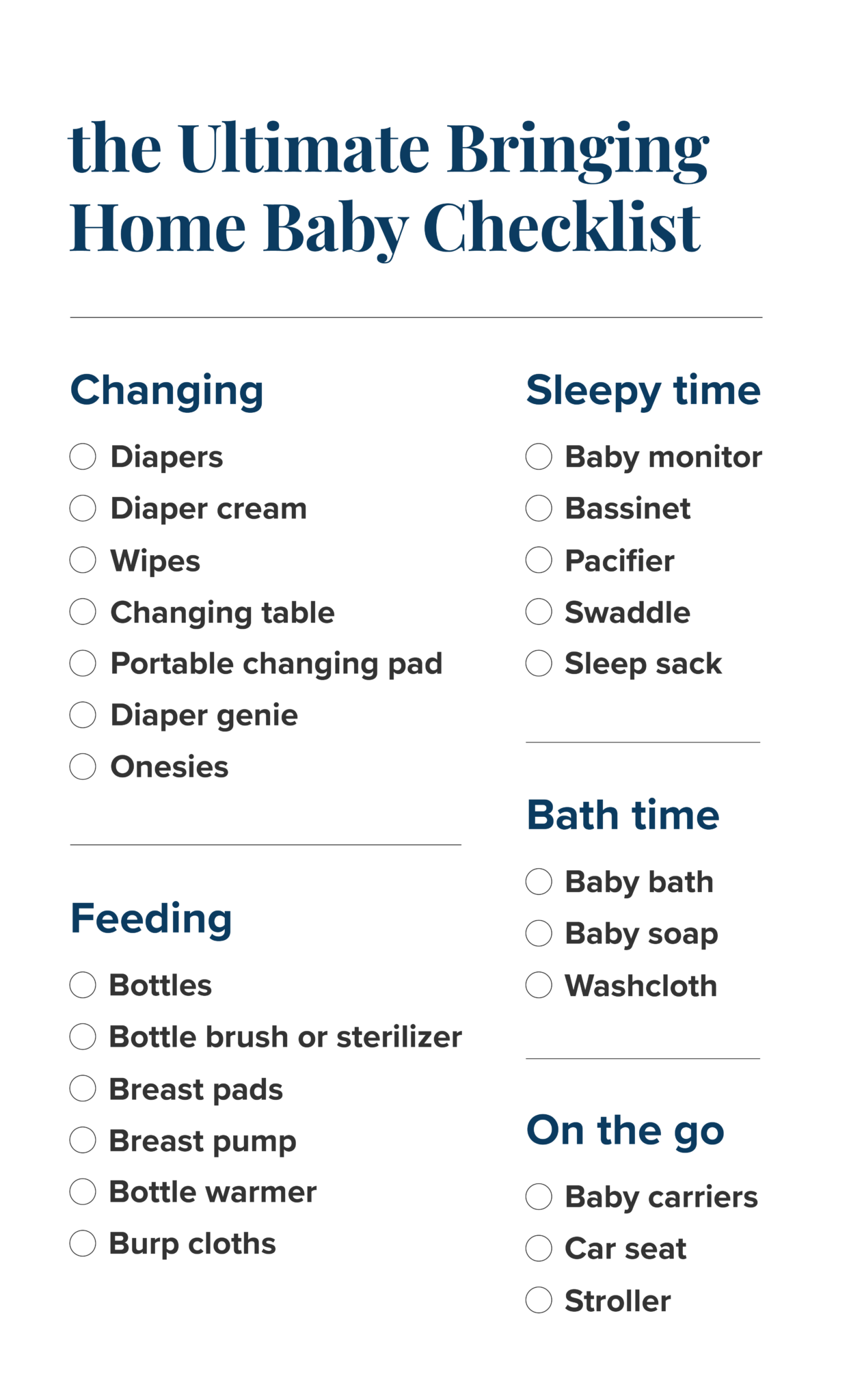 The Ultimate Bringing Home Baby Guide is Here Ovia Health
